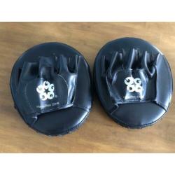 Sparring set, box handschoenen, zwart wit, nieuw