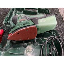 Bosch PSM 200 AES schuurmachine compleet.