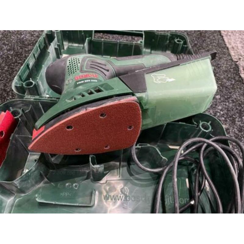 Bosch PSM 200 AES schuurmachine compleet.