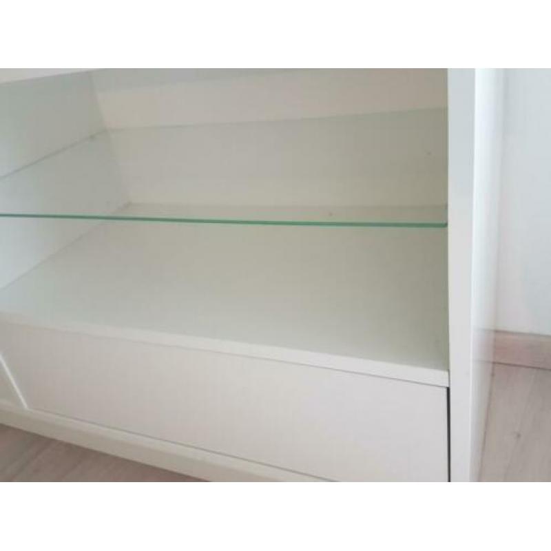 TV kast, lage kast wit met lades