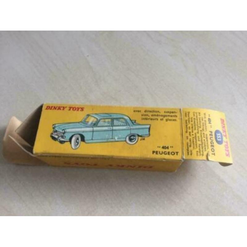 Dinky Toys doosje "553" Peugeot 404
