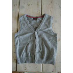 Esprit grijs gilet 104/110