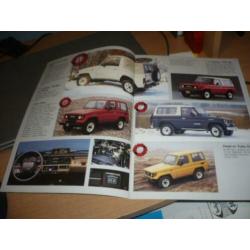 Folder TOYOTA 4 WD TURBO DIESEL modellen