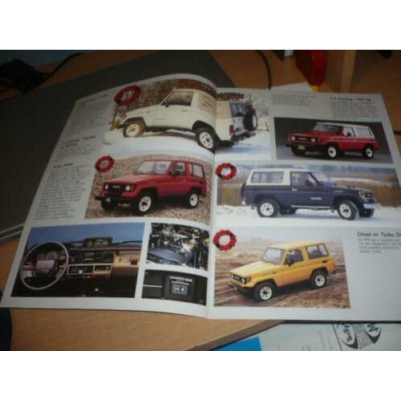 Folder TOYOTA 4 WD TURBO DIESEL modellen