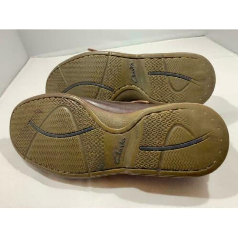 Clarks moccasins in mahonie kleur, mt 10 g = 45 g