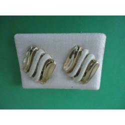 vintage clips oorbellen