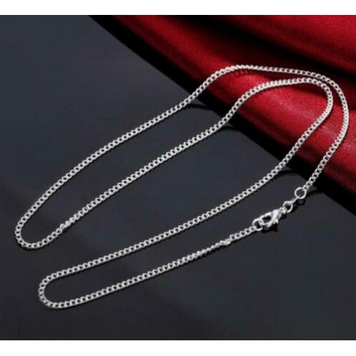 Fashion 2 mm 925 sterling zilveren ketting