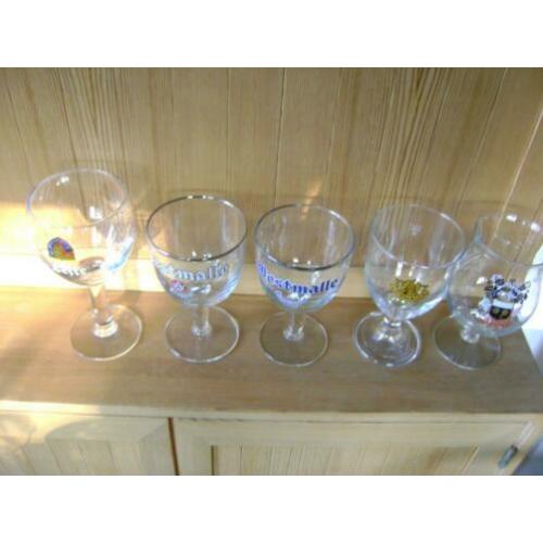 Verzameling bierglazen 15 stuks