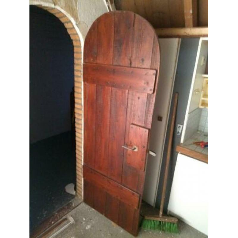 Oude houten deur.
