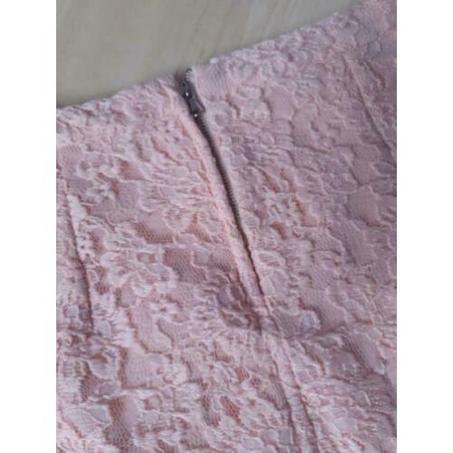 Roze leuke rok maat s met rits bieden
