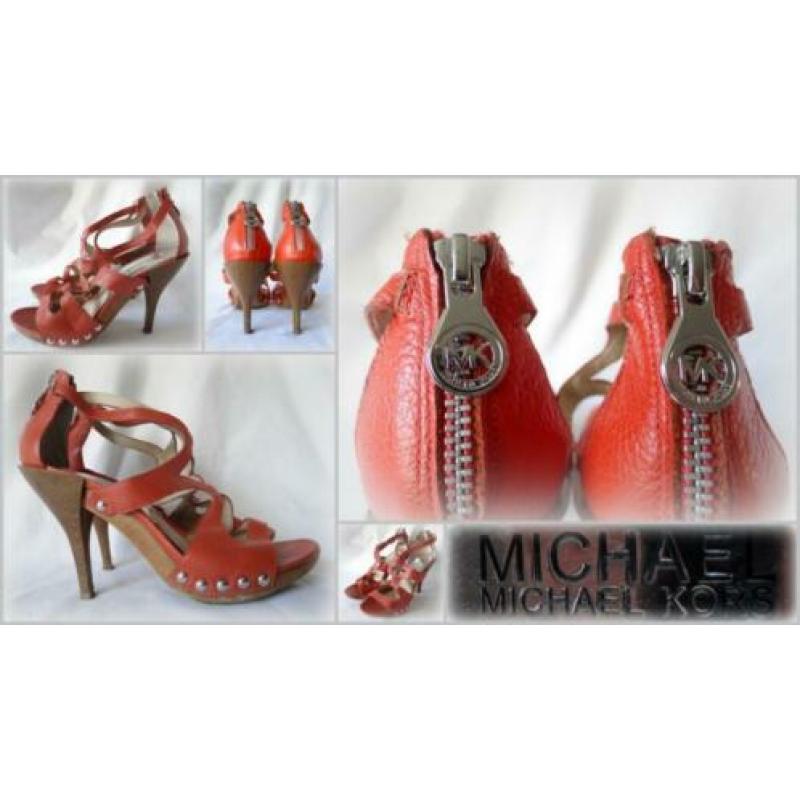 Oranje Michael Kors sandalen mt 36,5 (6,5)