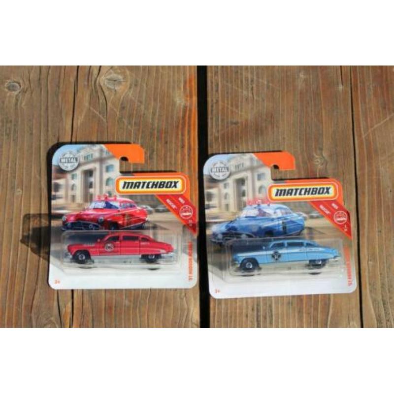 2 stuks Matchbox Hudson Hornet