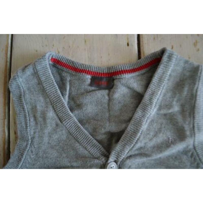 Esprit grijs gilet 104/110