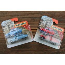 2 stuks Matchbox Hudson Hornet