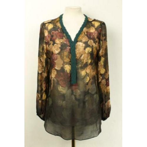 Lente! Gebloemde tuniek SANDRO mt 40