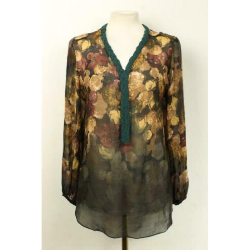 Lente! Gebloemde tuniek SANDRO mt 40