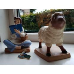 WDCC 2006 Belle, met schaap en title scroll