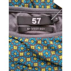 Rok Sissy Boy. Mt. M. Blauw/lime/print.