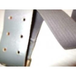grijze stoffen riem, lang 95 cm, breed 5 cm