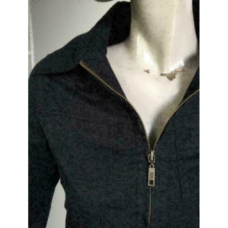 715 XX by Mexx:: zwart jasje jack colbert vest Maat 34=XS