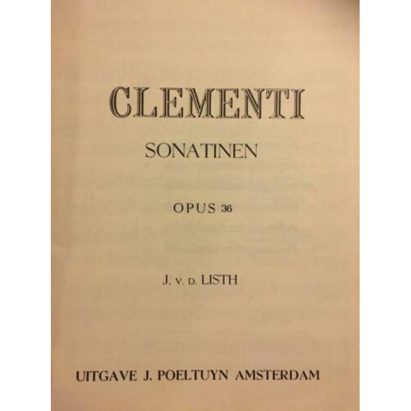 Clementi Sonatinen Opus 36