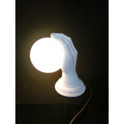 Retro hand keramiek tafel/wandlamp