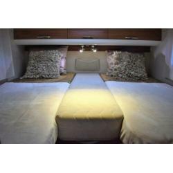 Adria MATRIX M 680 SL PLUS ENKELE BEDDEN + HEFBED LUCHTVERIN