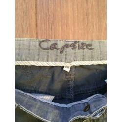 IZGS: groene broek; worker (cargo); gladde stof; maat 34/XS
