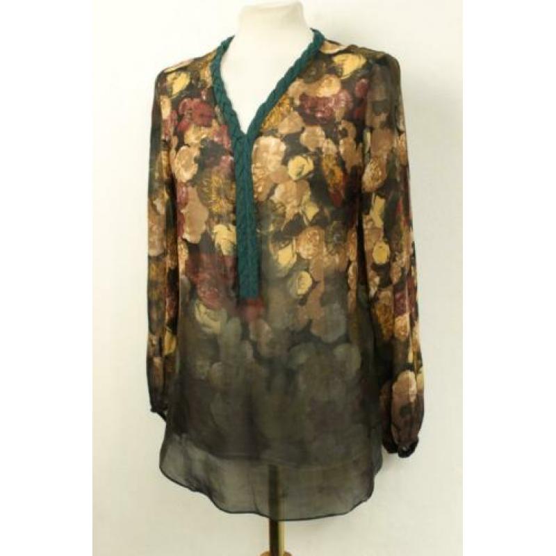 Lente! Gebloemde tuniek SANDRO mt 40