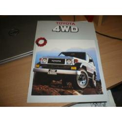 Folder TOYOTA 4 WD TURBO DIESEL modellen