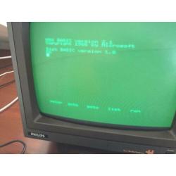 computer MSX 2 Philips + monitor + boekjes, model VG-8235