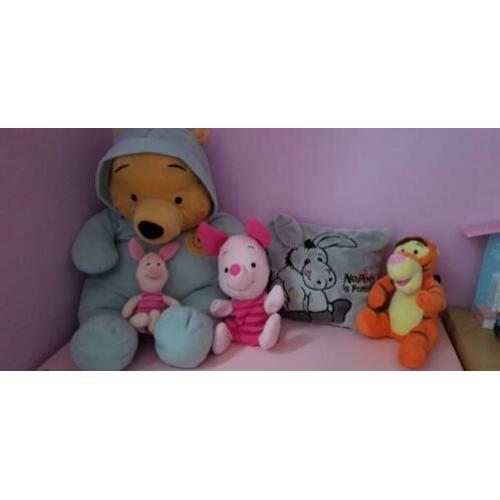 WINNIE THE POOH knuffelset,grote Pooh is 65 cm hoog