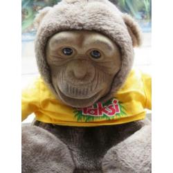 Aap chimpansee merk Parsons geel shirt met opdruk TAKSI