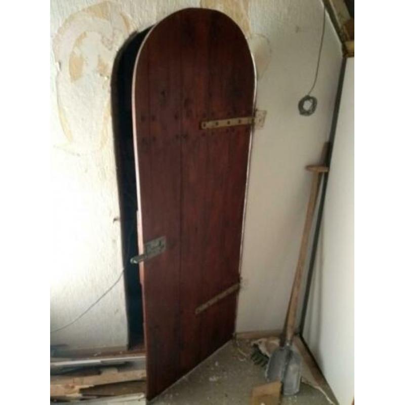 Oude houten deur.