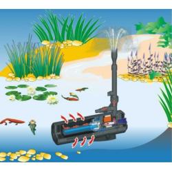 Onderwater UVC-unit C-2.000 met ingebouwde pomp en filter