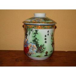 Chinese mok met deksel