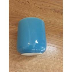 Villeroy Boch made in Luxembourg , 2 blauwe mokken
