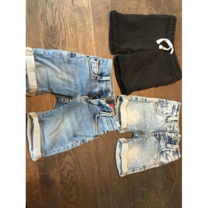 3 x korte broek maat 98 +2 x t-shirt