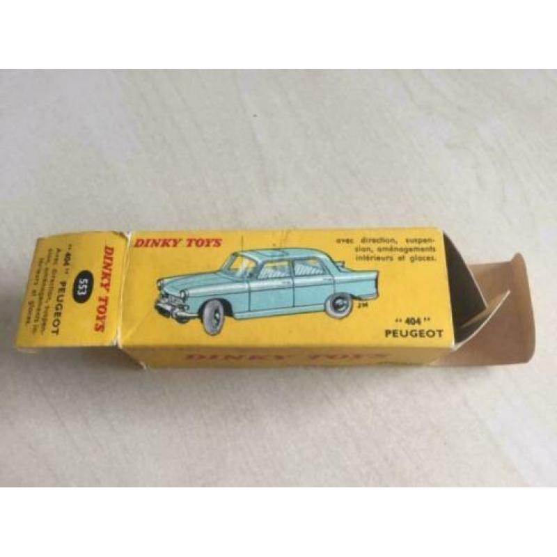 Dinky Toys doosje "553" Peugeot 404