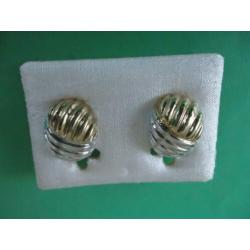 vintage clips oorbellen