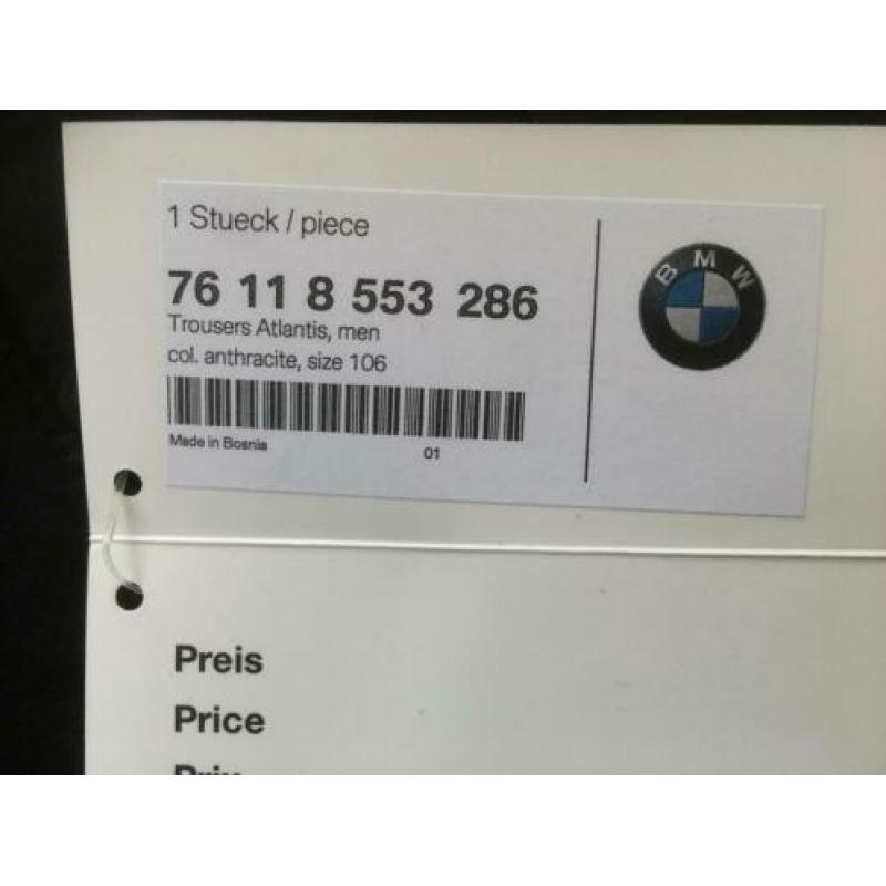 Nieuwe BMW Atlantis 5 heren motorbroek lengtemaat 52/54 =106