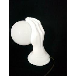 Retro hand keramiek tafel/wandlamp