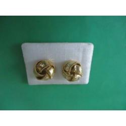 vintage clips oorbellen