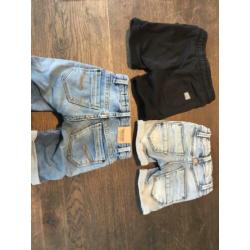 3 x korte broek maat 98 +2 x t-shirt