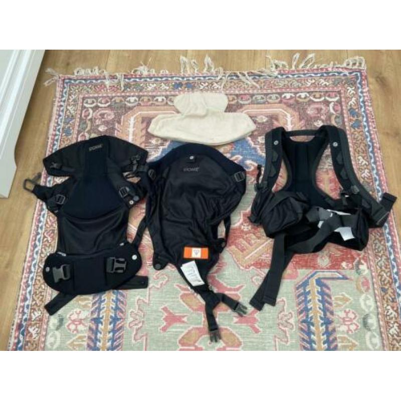 Stokke draagzak zwart zgan!