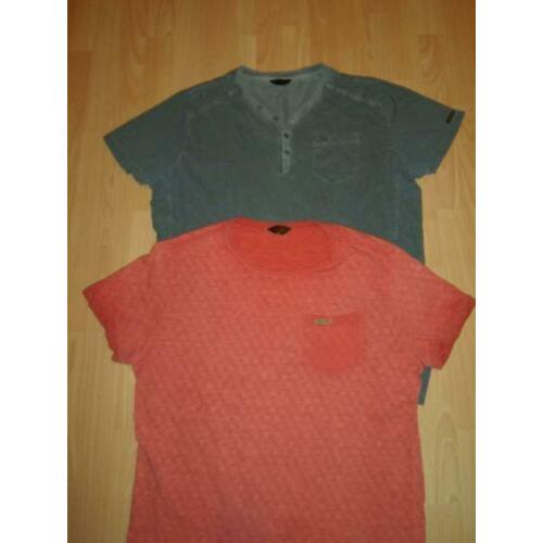 2x Pall Mall PME Legend T-shirts maat XL (GO)