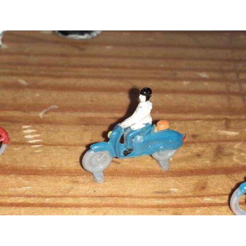 3 lego moter/ fietsertjes jaren 50
