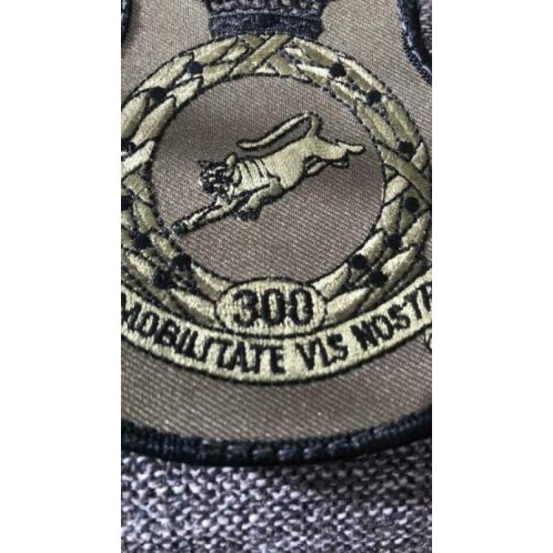 Crown kroon badge 300 sqn low vis. Kleine versie