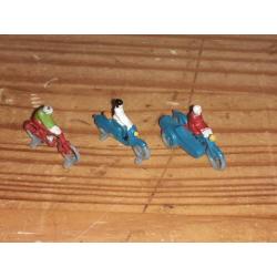 3 lego moter/ fietsertjes jaren 50