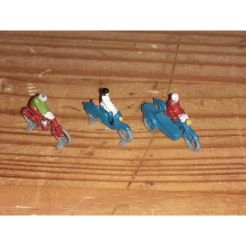 3 lego moter/ fietsertjes jaren 50